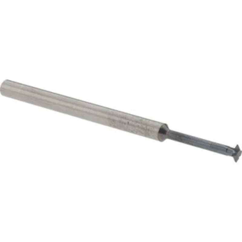 Accupro 1/8 1/8 Cut Diam, 0.036 Cut Width, 1/8 Shank, Solid Carbide Double-Angle Cutter AlTiN Finish, 4 Teeth, 2 OAL ...
